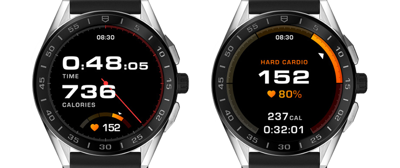 tag heuer connected智能腕表 升级功能 为水上运动与跑步特别设计